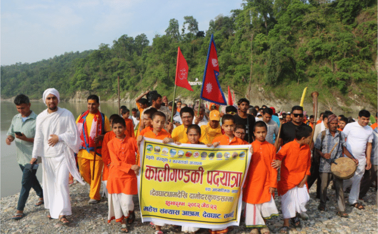 Epic Kaligandaki Pilgrimage Trek Launched from Devghat to Damodarkunda