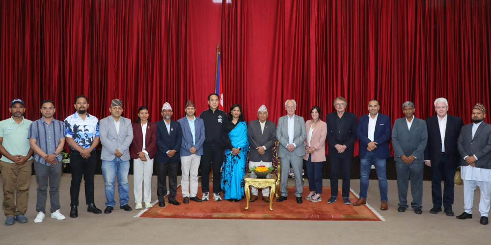 President Paudel: “Nepal Is a Fertile Ground for Sports Tourism”