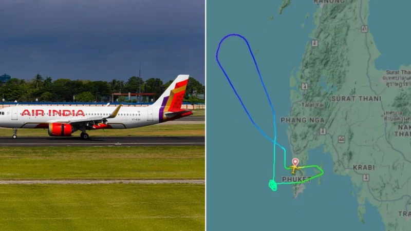 Air India Flight from Phuket to Delhi Makes Emergency Landing After Bomb Threat
