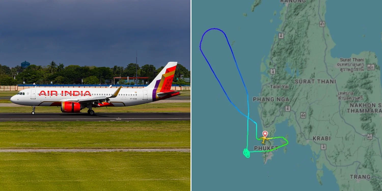 Air India Flight from Phuket to Delhi Makes Emergency Landing After Bomb Threat