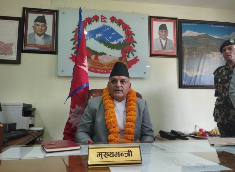 Gandaki Province to Prioritize Sports Tourism, Says Chief Minister Surendra Raj Pandey