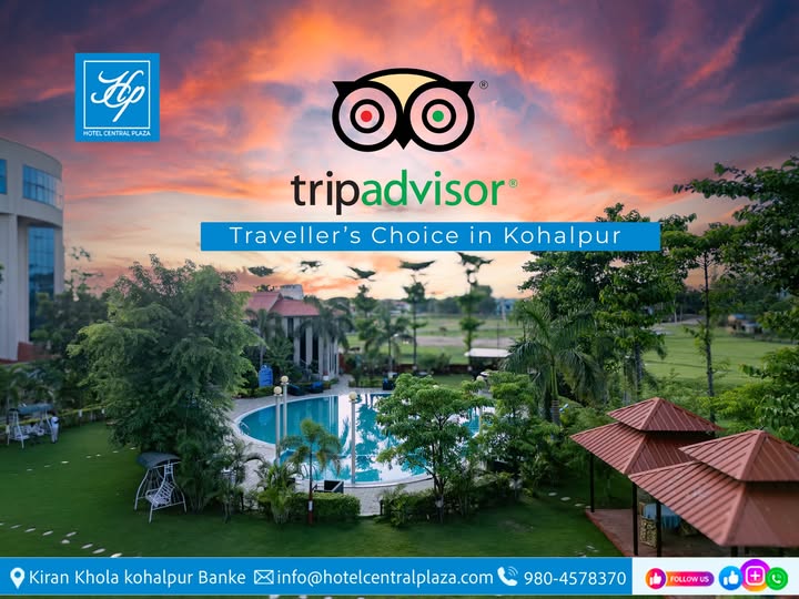 Hotel Central Plaza in Kohalpur Honored with TripAdvisor’s Traveller’s Choice Award