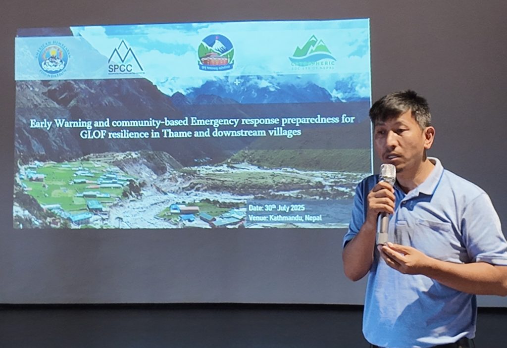 SPCC Launches Landmark GLOF Resilience Project in Khumbu Region