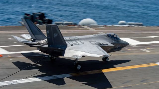 High-Tech Naval F-35C Jet Crashes Near Lemoore Base, Pilot Makes Safe Escape