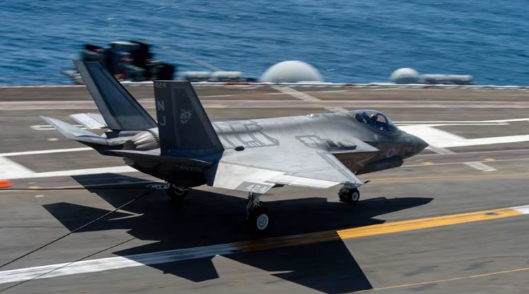 High-Tech Naval F-35C Jet Crashes Near Lemoore Base, Pilot Makes Safe Escape