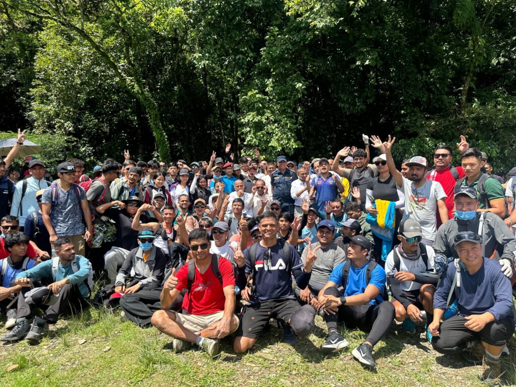 Round Fewa View Hiking Trail Clean-Up Conducted with Practical Training Program in Pokhara