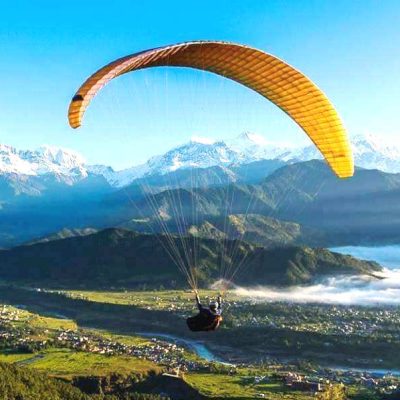 Pokhara’s Skies Come Alive as Solo Paragliding Takes Off Again