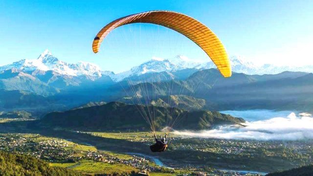 Pokhara’s Skies Come Alive as Solo Paragliding Takes Off Again