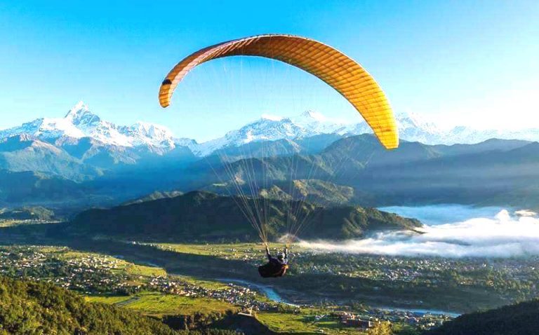 Pokhara’s Skies Come Alive as Solo Paragliding Takes Off Again
