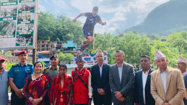 Samba Chowk Emerges as a New Tourist Attraction in Lamjung Honoring Football Star Sabitra Bhandari
