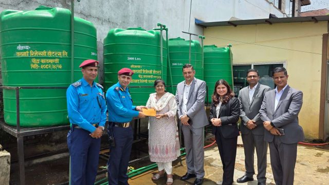 Empowering Safety: Taragaon Regency Hotels Donates Water Tanks to Boudha Police Circle Under CSR Drive