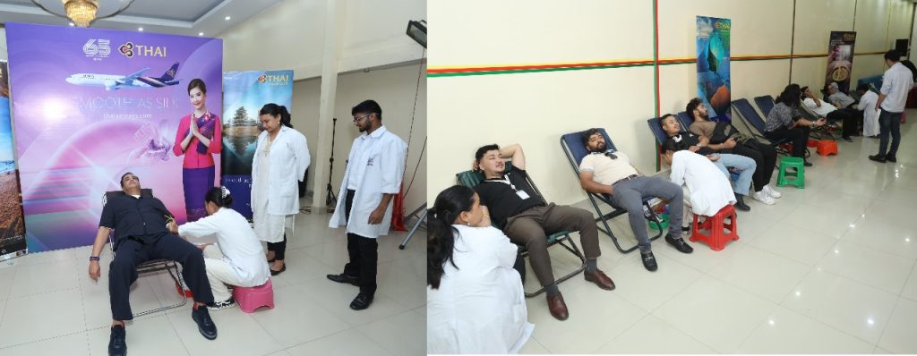 Thai Airways and Society International Travels Host Life-Saving Blood Donation Drive in Kathmandu