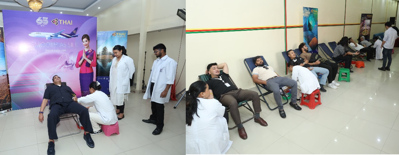 Thai Airways and Society International Travels Host Life-Saving Blood Donation Drive in Kathmandu