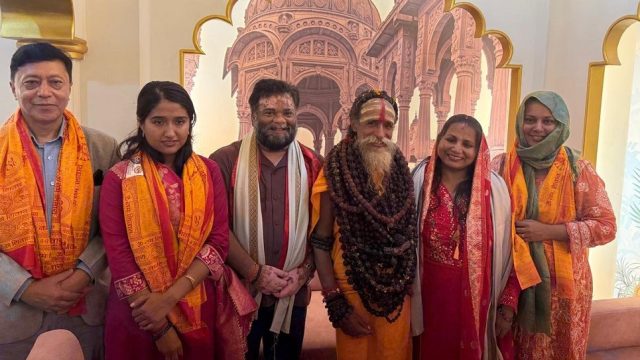 Kalidas Baba Triumphantly Installs Hanuman Statue at Hotel G Ramayana in Kathmandu