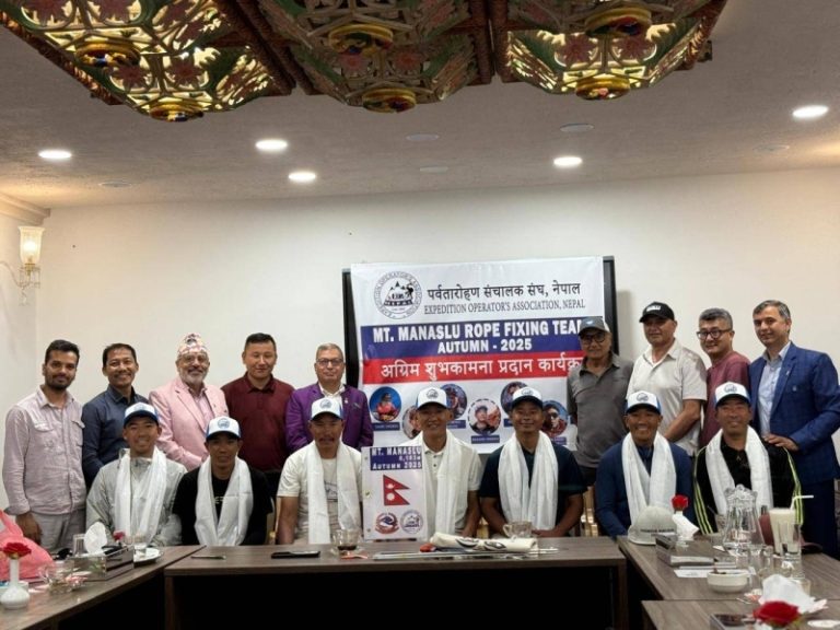 EOA Launches Elite Rope Fixing Mission for Manaslu’s 2025 Autumn Climbing Season