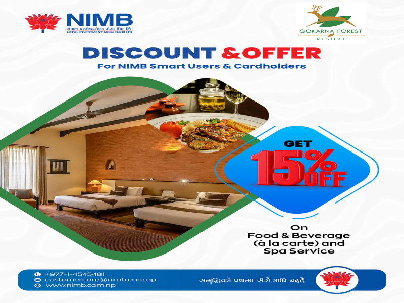 NIMB and Gokarna Forest Resort Sign Agreement to Offer Exclusive Discounts to Customers
