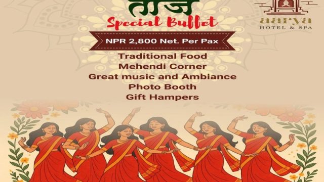 Celebrate Teej in Style with Festive Flavors and Vibrant Fun at Aarya Hotel & Spa