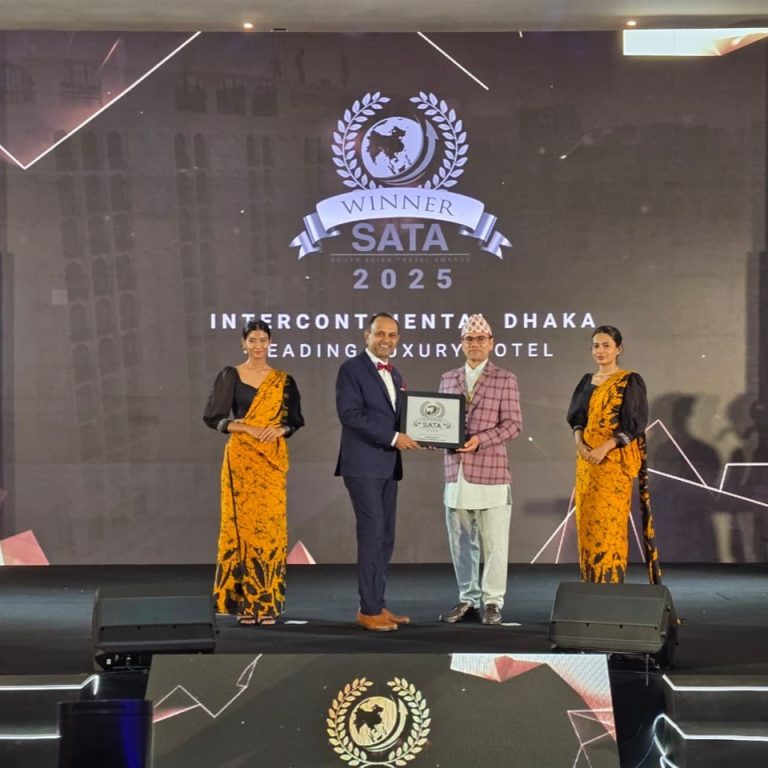 InterContinental Dhaka Honored as “Leading Luxury Hotel” at SATA 2025