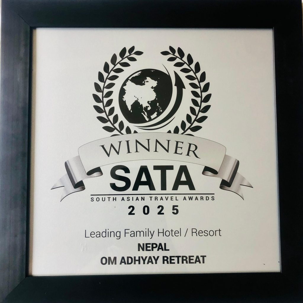 Om Adhyay Retreat Wins Silver Award at SATA 2025