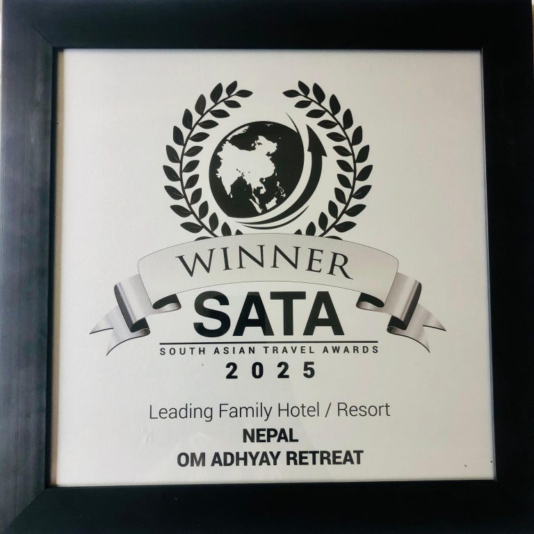Om Adhyay Retreat Wins Silver Award at SATA 2025