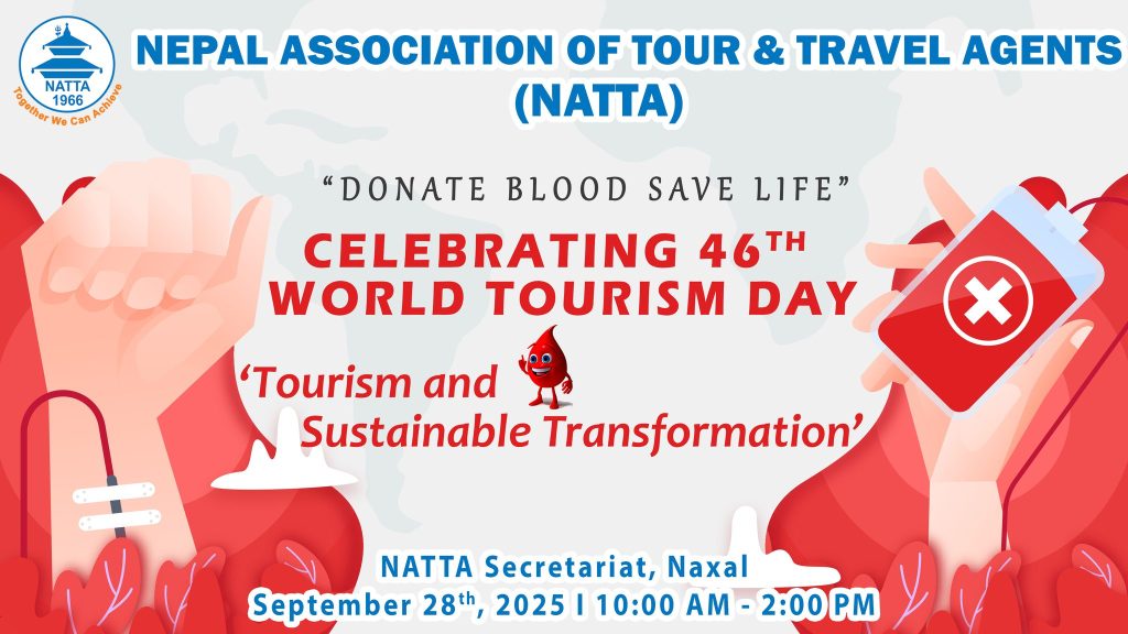 NATTA Marks 46th World Tourism Day with 14th Blood Donation Program