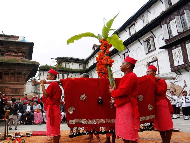 Fulpati Ritual Observed Nationwide with Grandeur as Part of Bada Dashain