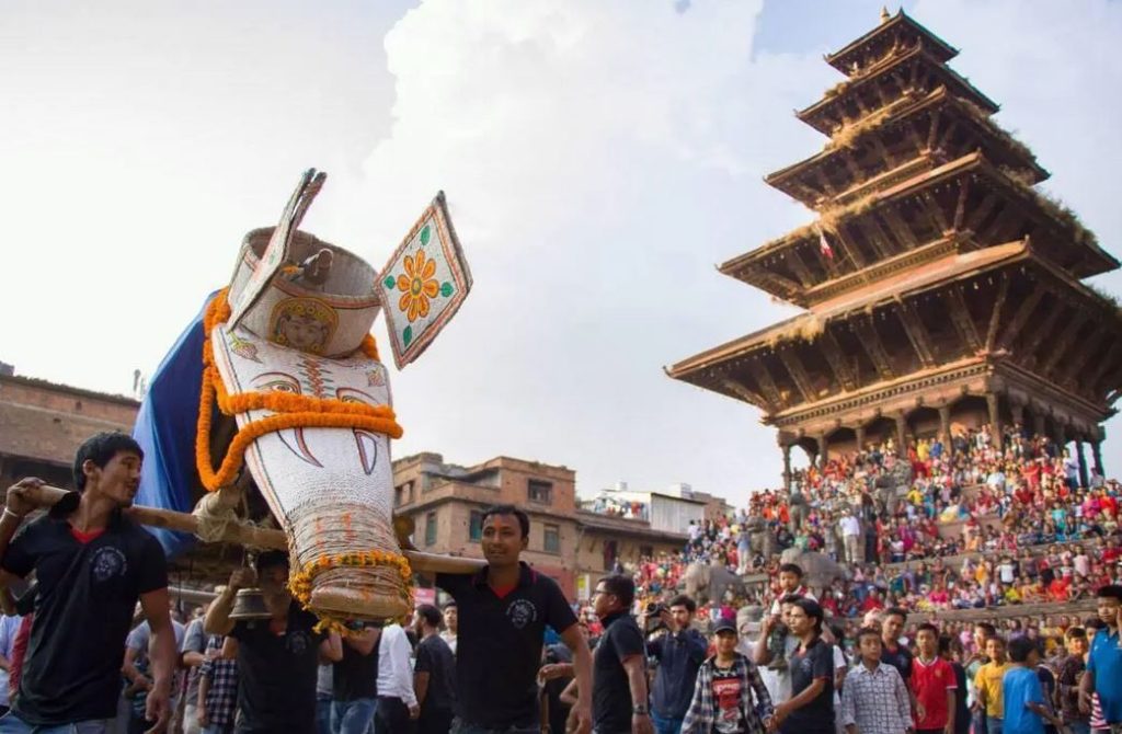 Bhaktapur Welcomes Spectacular Indra Jatra Celebration