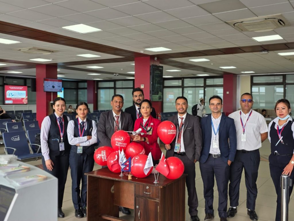 Turkish Airlines Marks 12 Years of Service in Nepal with Special Celebration at TIA