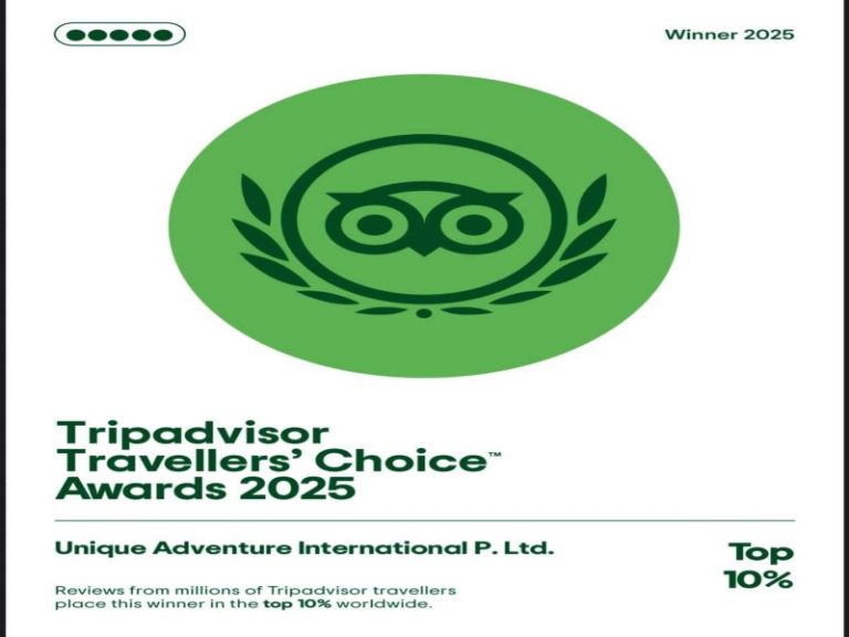 Unique Adventure International Wins Prestigious Tripadvisor “Travellers’ Choice 2025” Award