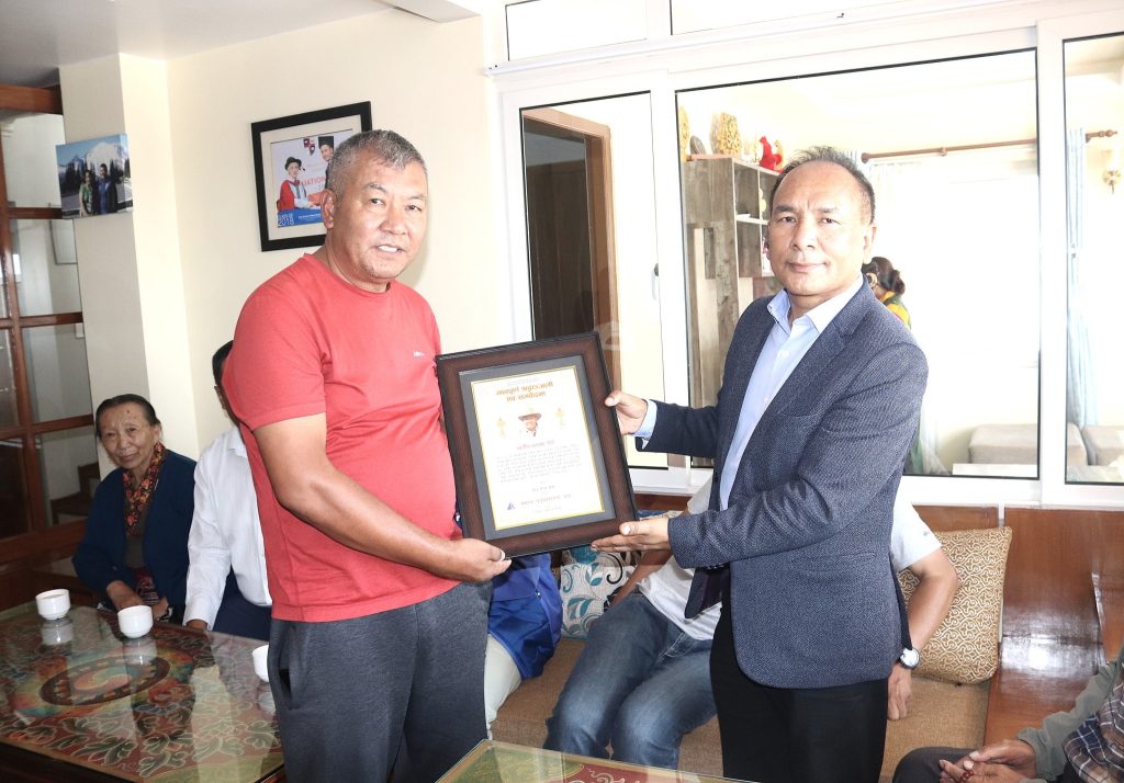NMA Pays Tribute to Late Kanchha Sherpa