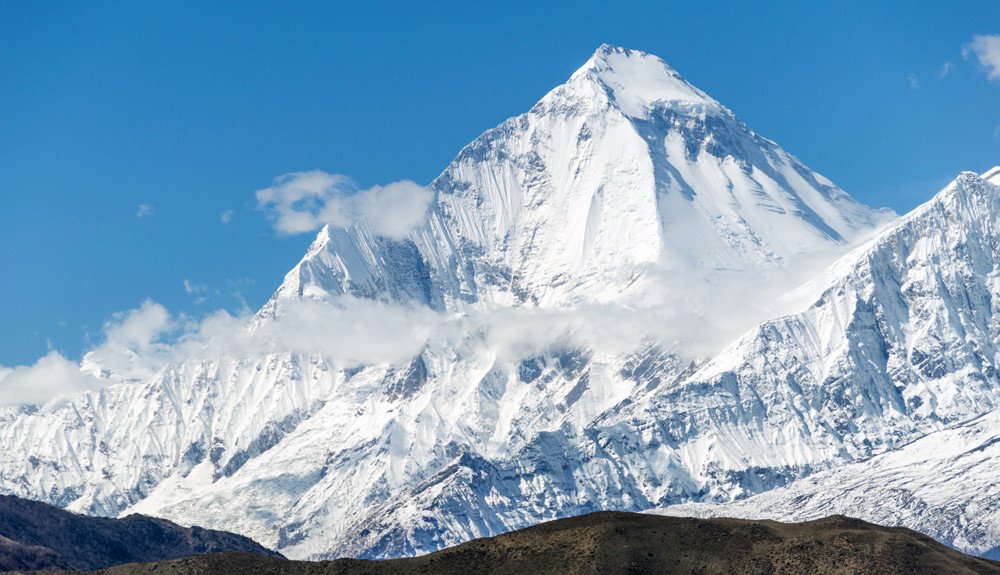 Climbers Dhaulagiri Ascent Day