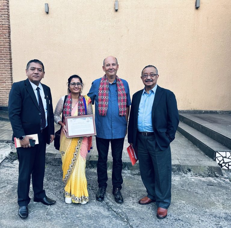 Doma Paudel Recognized for Outstanding Conservation Leadership