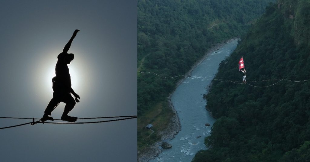 Highline Successfully Tested at Nepal’s Highest Altitude in Parbat District