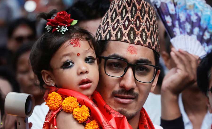 Spiritual Revival: Living Kumari Aryatara Opens Public Darshan in Basantapur