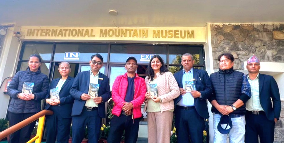 Ashok Silwal Launches New Book ‘Everest’ at International Mountain Museum, Pokhara