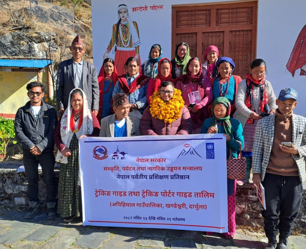 Successful Completion of Trekking Guide and Porter Training at Api Himal Rural Municipality