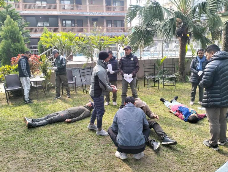 Wilderness First Aid Training Conducted for Nature and Jungle Safari Guides in Chitwan