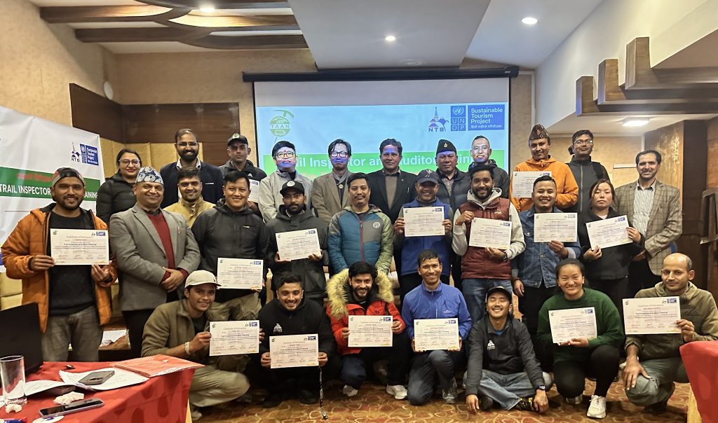 5-Day Trail Inspector and Auditor Training Concludes in Kathmandu