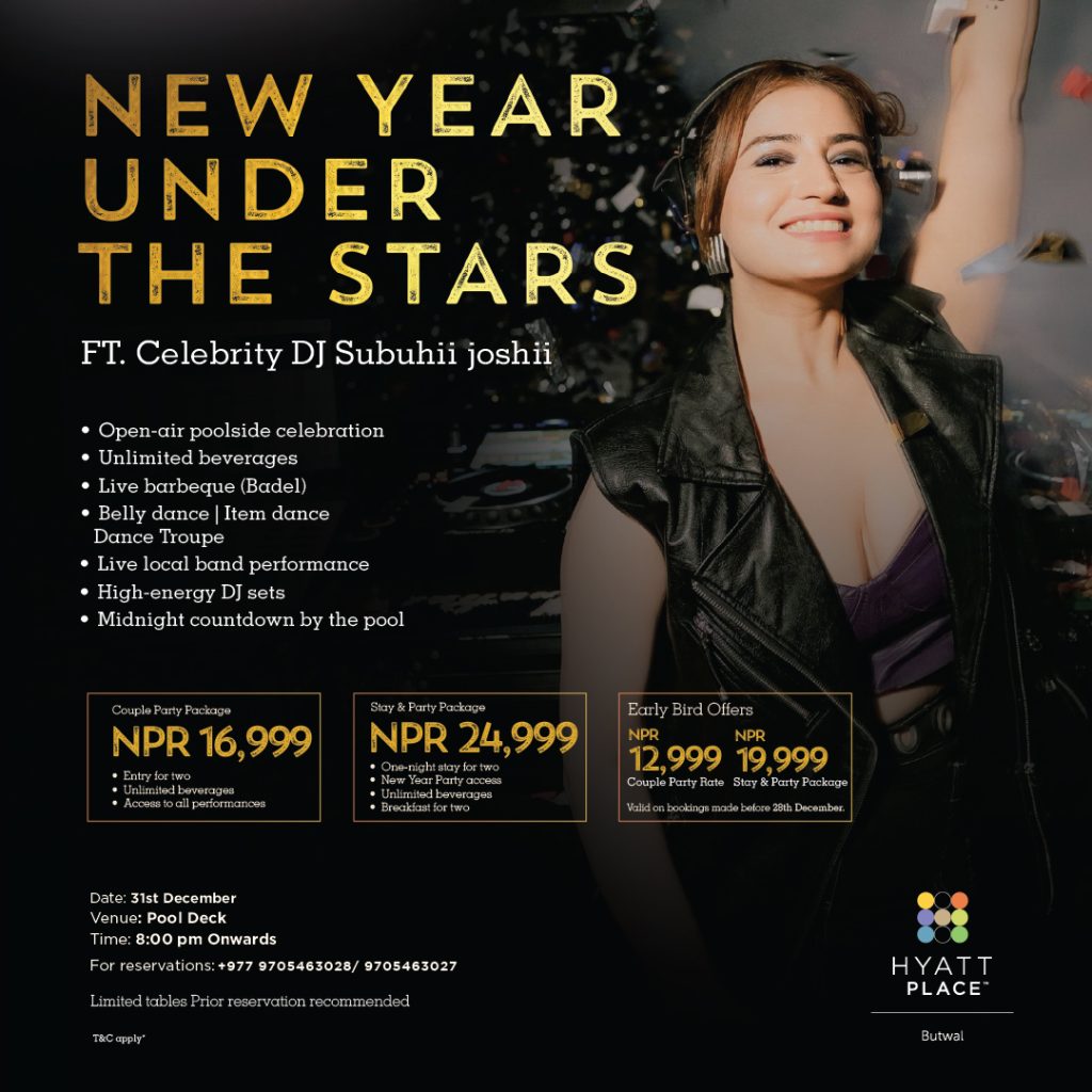 Hyatt Place Butwal to Host “New Year’s Eve Under the Stars” Poolside Celebration to Welcome 2026