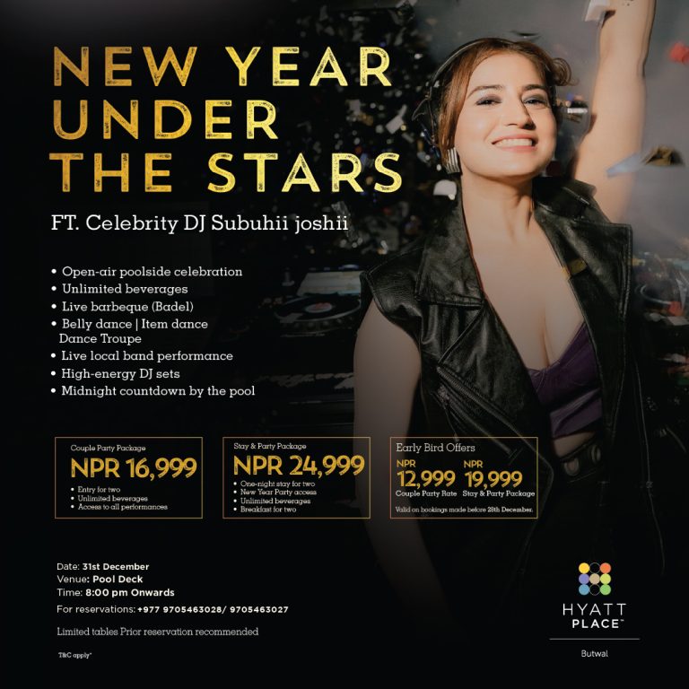 Hyatt Place Butwal to Host “New Year’s Eve Under the Stars” Poolside Celebration to Welcome 2026