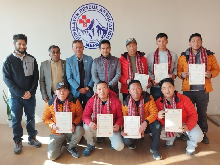 HRA Nepal Strengthens Icefall Doctor Safety Training for Everest Climbing Season
