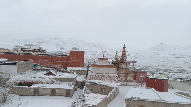 Second Snowfall of the Year Blankets Upper Mustang