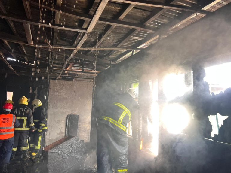 Fire Breaks Out at Woodland Hotel in Durbar Marg