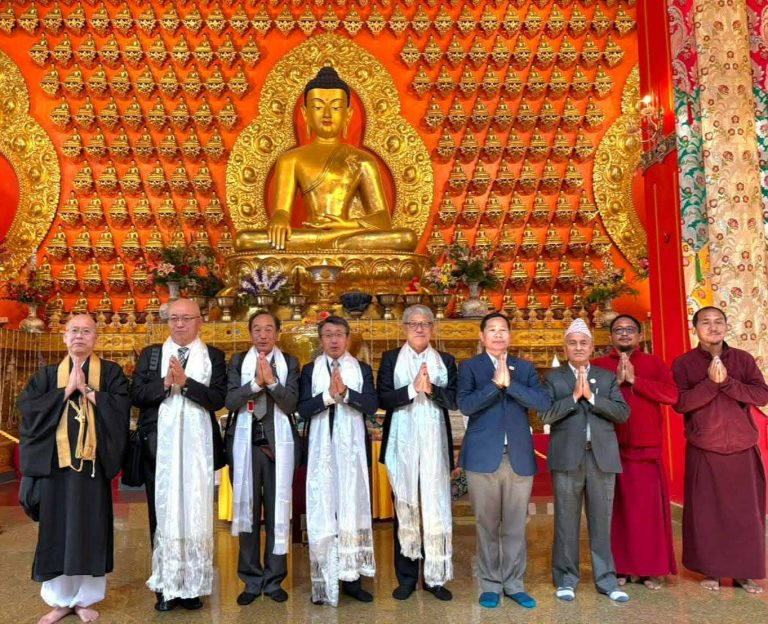 Prestigious Delegation: Japan’s Wakayama Governor Strengthens Ties at Lumbini Temple
