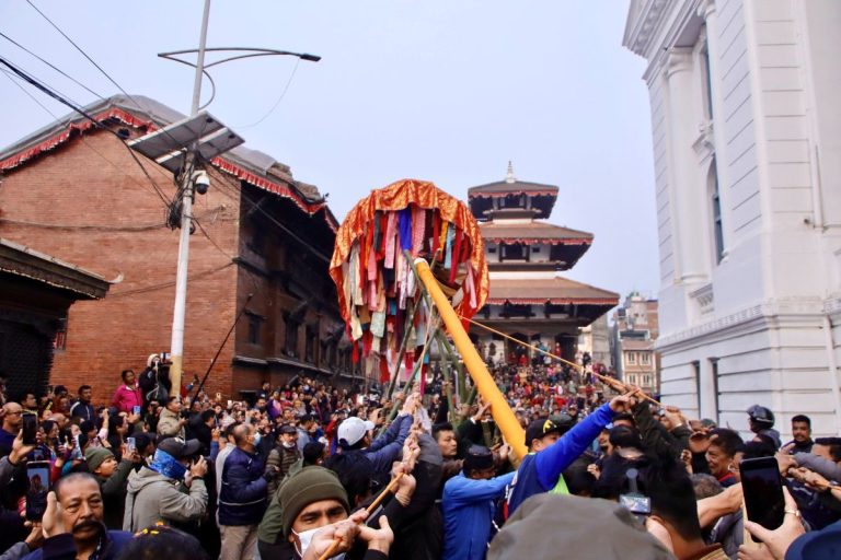 Vibrant Chir Rises in Basantapur, Signaling the Grand Arrival of Holi