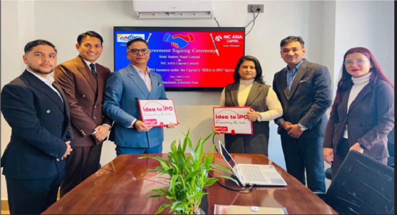 NIC Asia Capital Signs Agreement with Hotel Eastern Nepal Limited