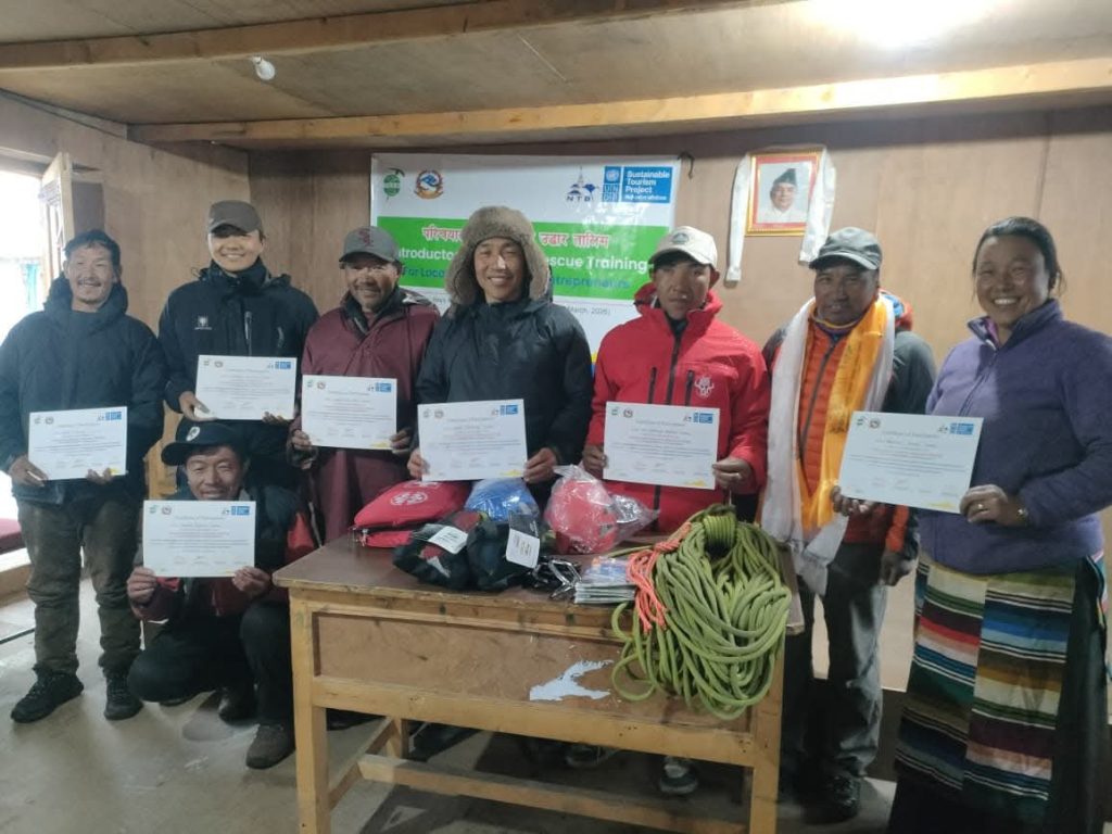 Introductory Search & Rescue Training Successfully Completed in Manaslu Region