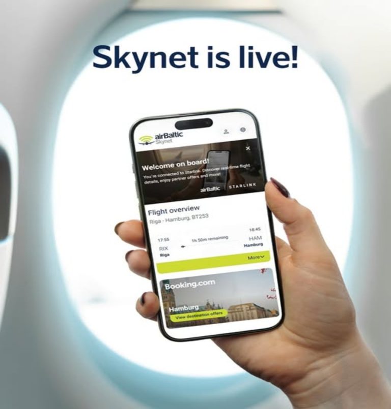 airBaltic Launches ‘Skynet’ Platform to Transform In-Flight Digital Experience