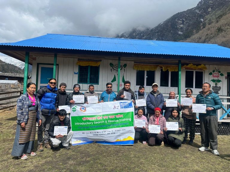 TAAN Completes Search and Rescue Training in Kanchenjunga Region