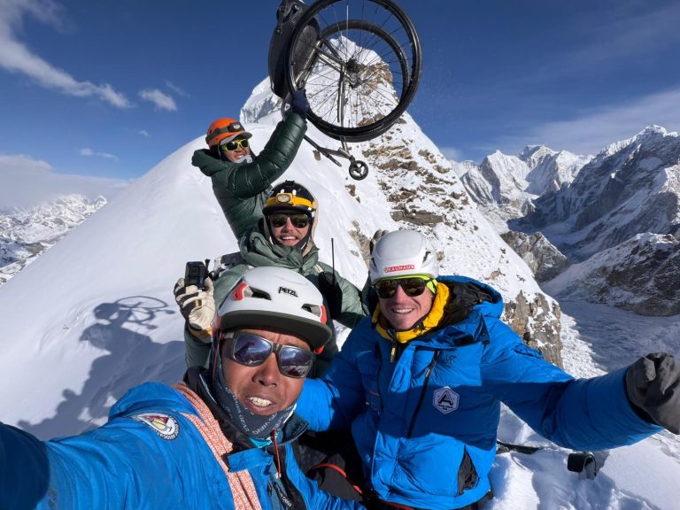 Breaking Limits: Aron Anderson Triumphs on Lobuche East Summit